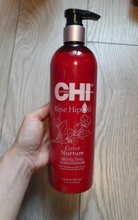 Захисний кондиціонер для фарбованого волосся/CHI Rose Hip Oil Color Nurture Protecting Conditioner CHIRHC25 фото