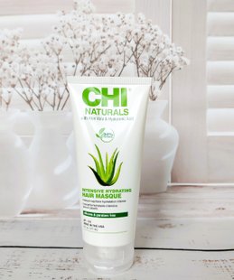 CHI Naturals with Aloe Vera Intensive Hydrating Hair Masque/ Інтенсивно зволожуюча маска для волосся з Алое Віра та Гіалуроновою кислотою CHINAVM6 фото