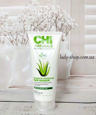 CHI Naturals with Aloe Vera Intensive Hydrating Hair Masque/Интенсивно увлажняющая маска для волос с Алоэ Вера и Гиалуроновой кислотой CHINAVM6 фото