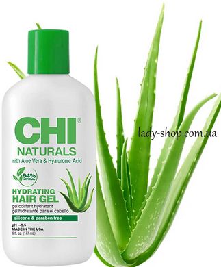 CHI Naturals with Aloe Vera Hydrating Hair Gel/Зволожуючий гель для укладання волосся з Алое Вера CHINAVHG6 фото