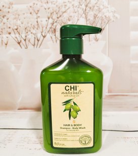 Шампунь для волосся та тіла з оливою/CHI Olive Organics Hair and Body Shampoo CHIOSB12 фото