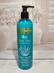 Шампунь для кучерявого волосся/CHI Aloe Vera Curls Defined Shampoo CHIAVES11 фото
