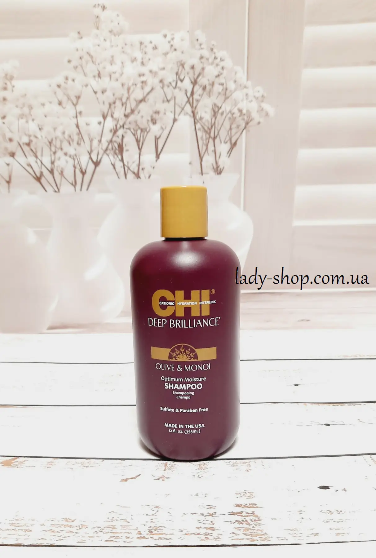 CHI Deep Brilliance Olive&Monoi Optimum Moisture shampoo