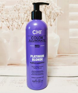 Шампунь "Платиновий блондин"/CHI Ionic Color Illuminate Shampoo Platinum Blonde CHICIPS12 фото