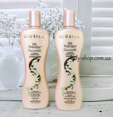 BioSilk Silk Therapy Irresistible  Conditioner and Shampoo набір по 355 мл Biosnabir2 фото