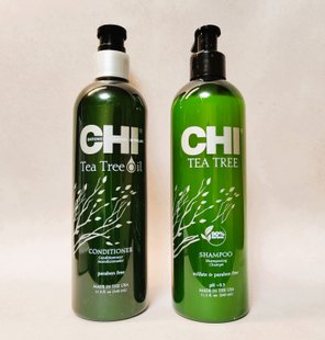 CHI Tea Tree Oil (шампунь 340 мл + кондиціонер 340мл) набір 4209527 фото