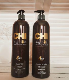 Набор Сhi Argan Oil Shampoo and Сhi Argan Oil Conditioner 739 ml+739 ml 8956 фото