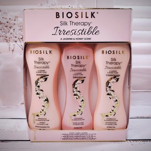 Набір шовкова терапія з жасмином та медом/Biosilk Silk Therapy Irresistible Trio Kit PM0004 фото