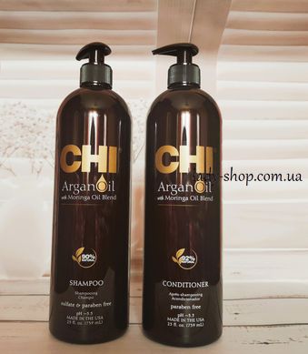 Набор Сhi Argan Oil Shampoo and Сhi Argan Oil Conditioner 739 ml+739 ml 8956 фото