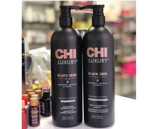 Набор CHI LUXURY Black Seed Oil с маслом черного тмина ( Шампунь 739 мл + Кондиционер 739 мл ) 6554672 фото