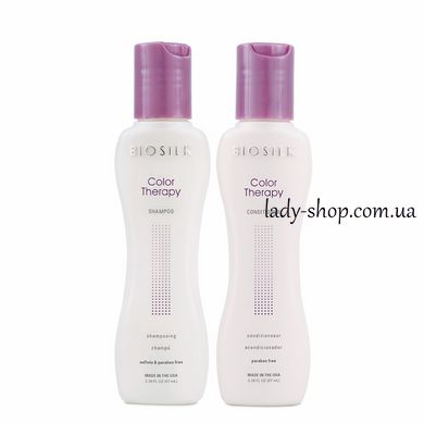 Набор для окрашенных волос Biosilk Color Therapy 67+67ml Color67 фото