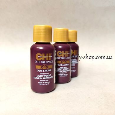 Шовк для блиску волосся/CHI Deep Brilliance Olive&Monoi Shine Serum CHIDBGS05 фото