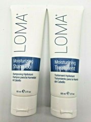 Набір loma moisturizing шампунь 88 ml + кондиціонер 88 ml - зволоження для сухого волосся 2835049 фото